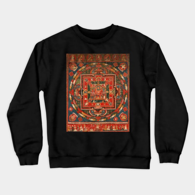 Vasudhara Mandala Crewneck Sweatshirt by AlexMir